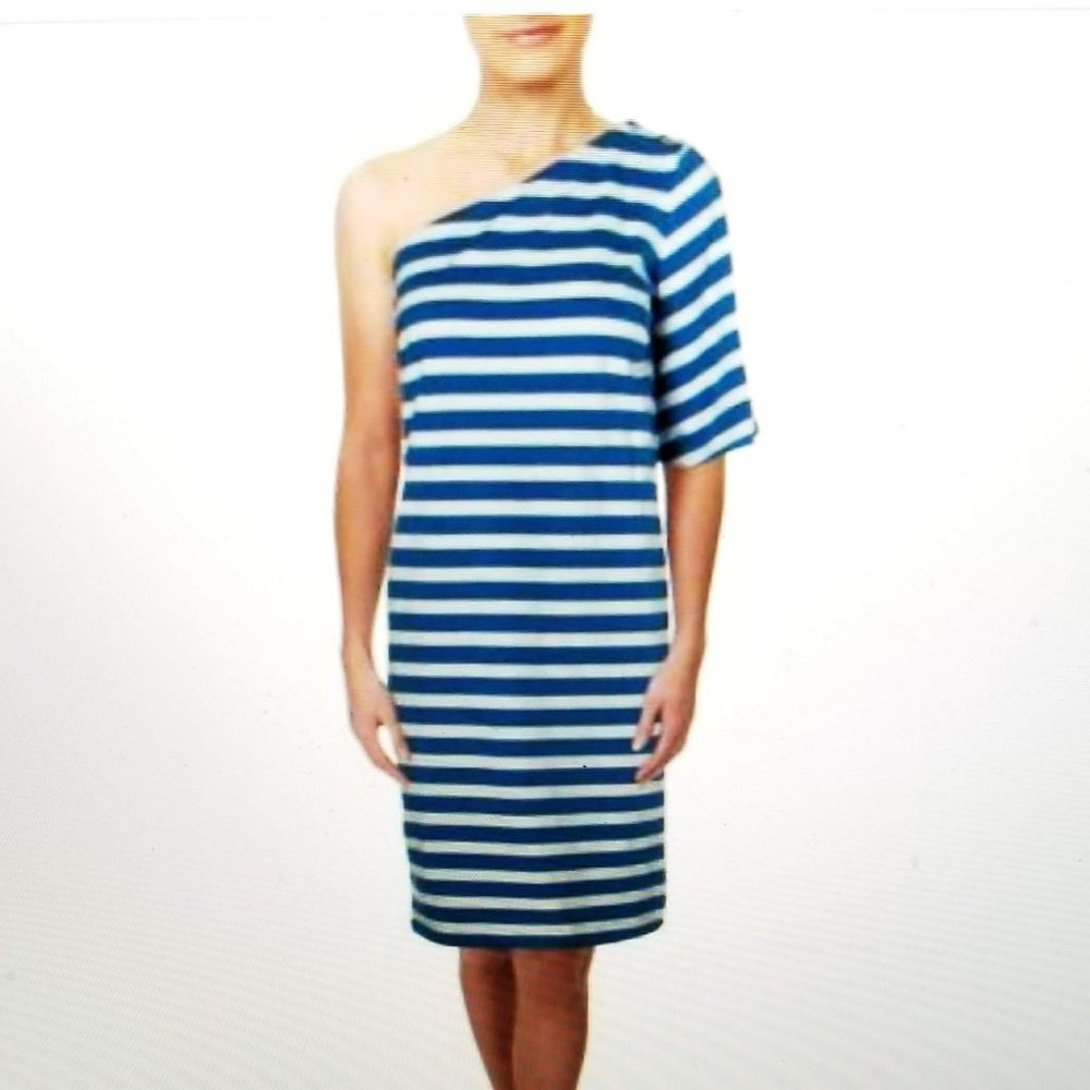 NWT Lauren Ralph Lauren Women's One Shoulder Dress